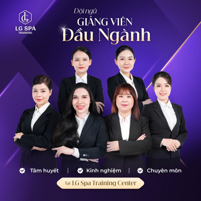 Đào tạo spa tại LG Spa Training Center chuyên nghiệp